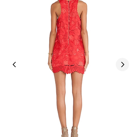 Lovers and friends caspian red dress - Picture 2 of 7